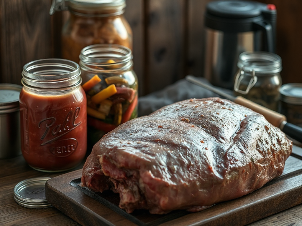 Meat Preservation Options Without Continuous Refrigeration: Curing, Drying, Canning, and Safe Use