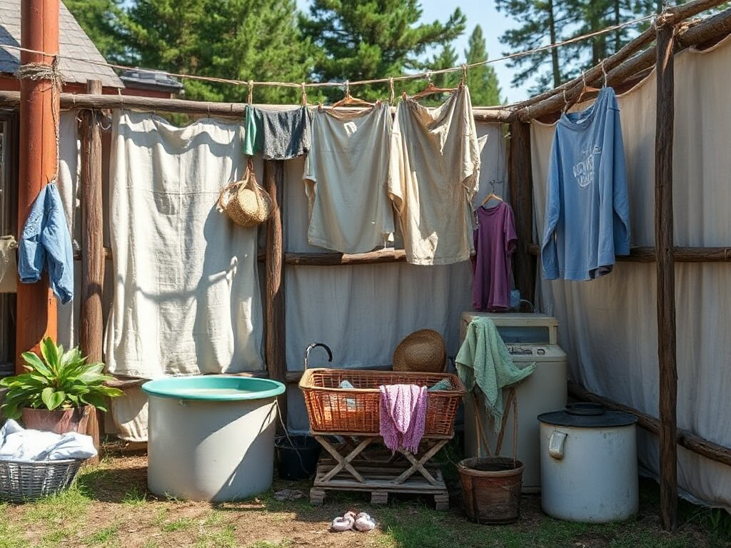 Off-Grid Laundry Methods Minimizing Water and Energy With Hand Washing, Soaking, and Efficient Drying Off-Grid Laundry Methods Minimizing Water and Energy With Hand Washing, Soaking, and Efficient Drying