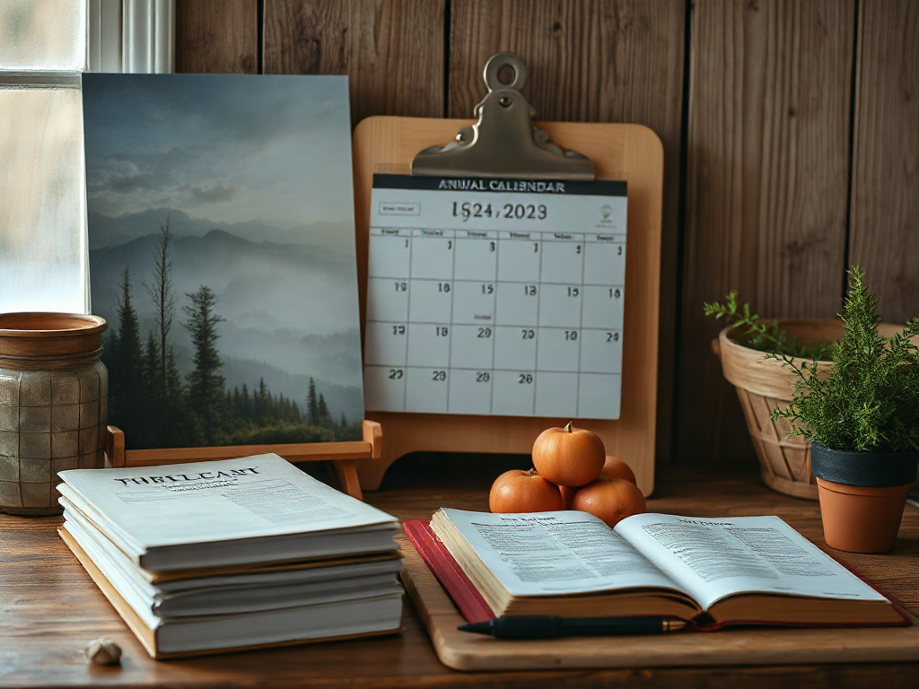 Organizing homestead records for recurring seasonal tasks