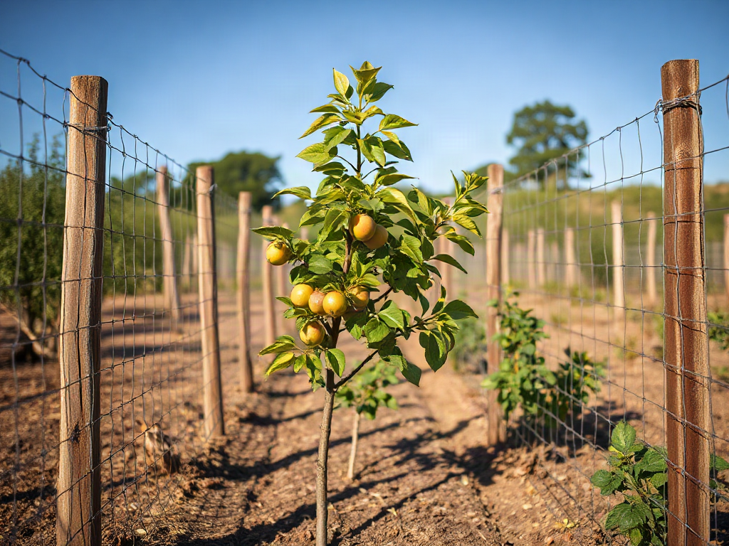 Protecting Young Fruit Trees From Browsing Animals With Guards, Fencing, and Repellents