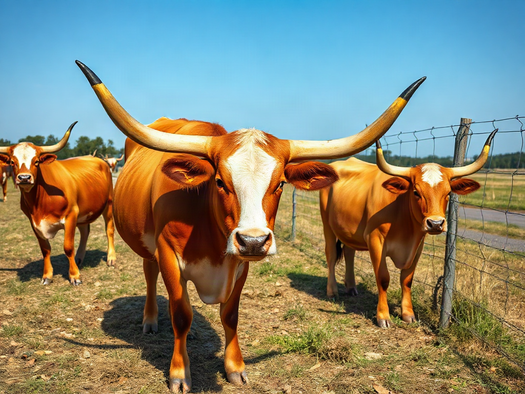 Raising longhorn cattle for beginners: handling and land