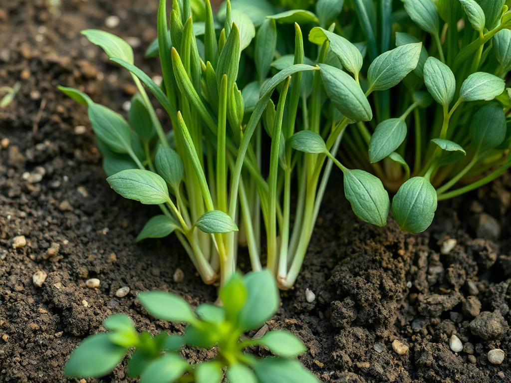 Self-seeding vegetables for low-input gardens